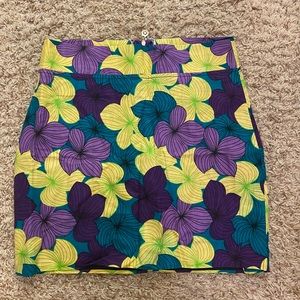 Mini high waist skirt